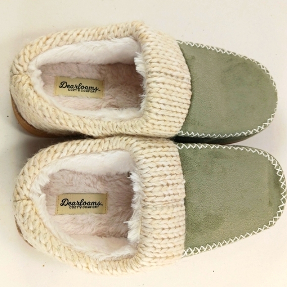 Dearform Cozy Comfort Woman's  Mock Toe Clog Slipper 7/8........................ - Picture 5 of 11